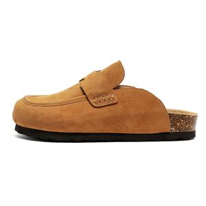 GZZ Закрытые тапочки унисекс желто-коричневые, цвет Yellow Brown