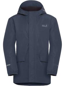 Jack Wolfskin Дождевик "Кэнви" темно-синего цвета