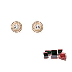 Cartier Серьги Diamond 18K Rose Gold