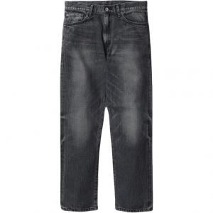 Neighborhood Джинсы унисекс, черные, средней длины, прямого кроя