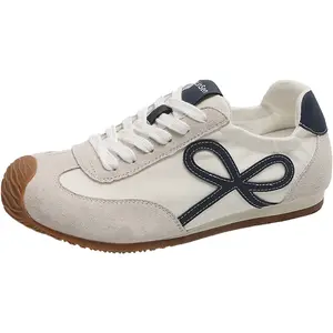 Mulinsen Износостойкие и легкие женские повседневные лоуферы бежево-голубые, цвет Beige Blue