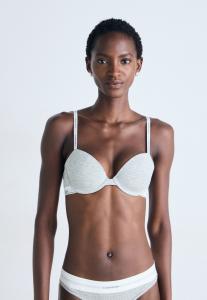 Бюстгальтер Calvin Klein Underwear LIGHTLY LINED DEMI ICON , Grey Heather/Light Grey