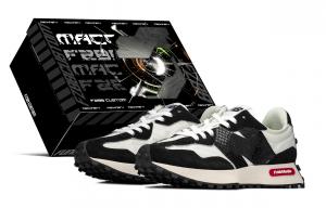 New Balance NB 327 амортизирующие, износостойкие низкие кроссовки Unisex Black White