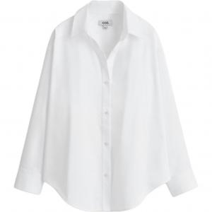 COS Рубашка Женская Белый Лацкан