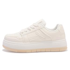 SNXR Низкие, износостойкие, противоскользящие, женские, бежевые, кроссовки для скейтбординга