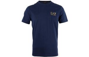 Футболка мужская синяя EMPORIO ARMANI, морской синий