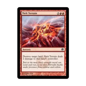 CCG Расплавленная местность (С), MTG - Scars of Mirrodin