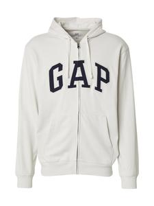 Толстовка с капюшоном на молнии GAP HERITAGE, белый