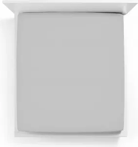 Простыня на резинке Bella Donna премиум махровая ткань 140x190-160x220 см цвет серый туман Formesse