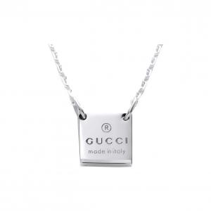 Серебряное колье 925 пробы унисекс Silver GUCCI, серебряный