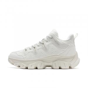 XTEP Теплые износостойкие нескользящие повседневные туфли Kawayuki средней высоты, белые, мужские