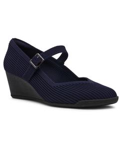 Женские туфли на танкетке Trixie Mary Jane Anne Klein, Navy Knit