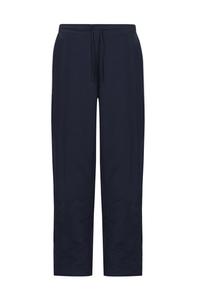 Спортивные джоггеры прямого кроя из микрофибры David Luke, темно-синий