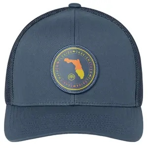 Мужская кепка для гольфа TravisMathew Later Gator 2.0 FL State Fit, темно-синий