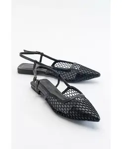 Сандалии Brace Blue Mesh Flat (женские) Prologue Shoes, черный