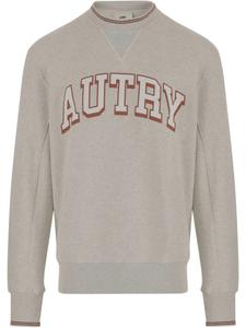 Хлопковая толстовка с логотипом Autry, серый