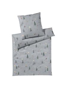 Elegante Постельное белье «Зимний лес» дымчато-голубого цвета