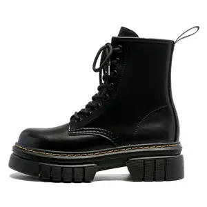 Earl Cat Короткие женские ботинки Martin, черные