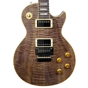 Электрогитара Gibson Custom Les Paul Axcess Standard - верх из фигурной древесины, Floyd Rose DC Rust
