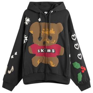 Skims X cactus plant flea market худи, Onyx Teddy Bear Print