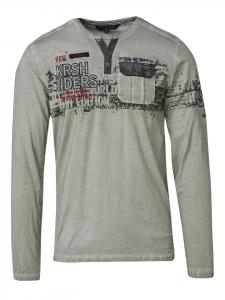 Футболка с длинными рукавами цвета хаки KOROSHI