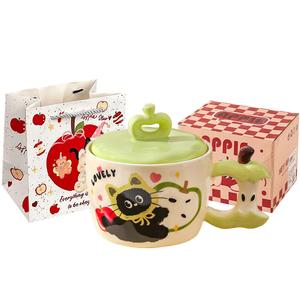 Кружки KAWASIMAYA, [shopping bag]mug 450ml (зеленый apple)