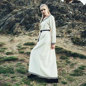 Средневековое платье Бригида бежевое