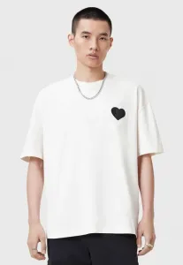 Базовая футболка lover crew Allsaints, Ashen White