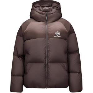 Пуховик женский карамельно-коричневый Skechers