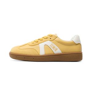 Slip-Resistant Low-Top Skateboard Shoes Women's SEMIR, желтый