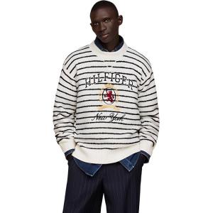 Tommy Hilfiger Свитер мужской черно-белый в полоску