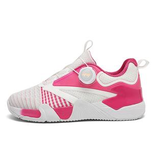 TK TOKU YOUNG Износостойкие дышащие низкие кроссовки для бадминтона женские, белые, розово-красные