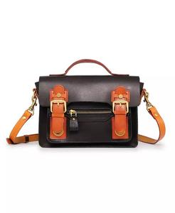 Женская сумка-саквояж Aster Mini из натуральной кожи OLD TREND, черный