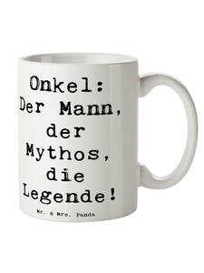 Кружка Дядя Легенд с надписью белого цвета Mr. & Mrs. Panda