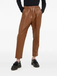 Брюки прямого кроя с эластичной талией Drykorn, коричневый