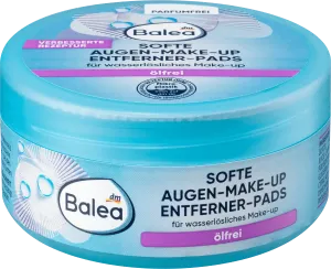 Подушечки для снятия макияжа с глаз без масла 50 шт. Balea