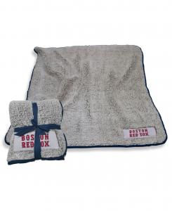 Плед из флиса Frosty Fleece с символикой команды Boston Red Sox, 50 x 60 дюймов Logo Brands, No Color