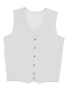 Жилет на пуговицах Issey Miyake, серый