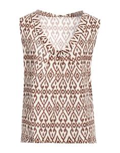 Топ Massimo Alba, темно-коричневый