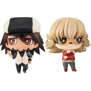 Фигурки Party Collection, Bestie Hero Chronicles, Tiger Tsurugi & Bannabi в стиле чиби, масштаб 6,5 см MegaHouse