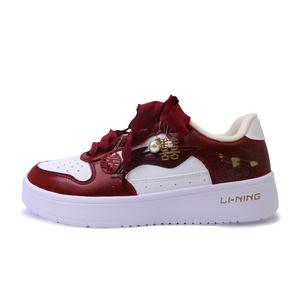 LINING Понтонные лодки скейтерские кроссовки унисекс низкие красные, цвет Red