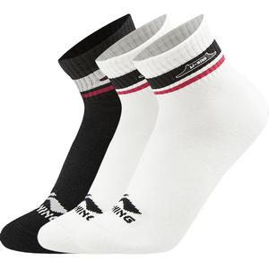 GUGONG,LIANMINGKUAN Коллекция китайской культуры носки до щиколотки Unisex набор из 3 пар LINING, черный