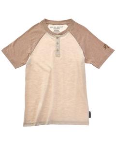 Lucky Brand Raglan Henley Футболка, Tan