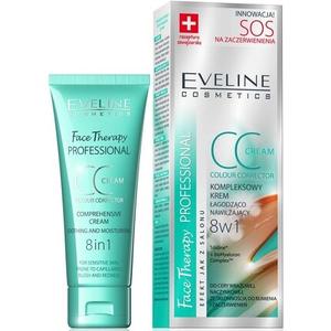 Комплексный крем CC успокаивающий и увлажняющий 8в1 30мл, Eveline Cosmetics
