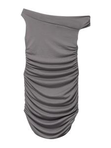 Коктейльное платье Pull&Bear, серый