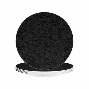 Тарелка Seltmann Weiden черный диаметр: 22,5 см
