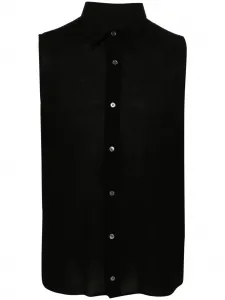 Рубашка с монограммой Ami-de-Coeur AMI Paris, черный