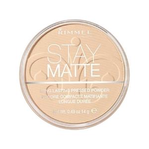 Компактная пудра Stay matte Rimmel, цвет 3 peach glow, 14 гр