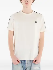 Футболка с отделкой в виде ленты Fred Perry, бежевый