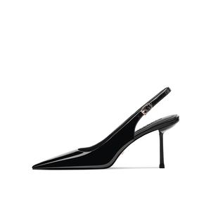 Shesrim Тонкие каблуки на шпильке 5 см женские черные, цвет Black